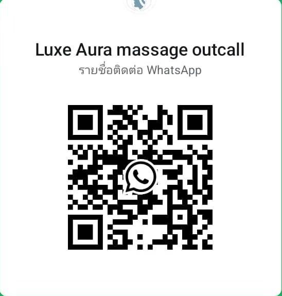 WhatsApp QR Code — Scan to chat with Luxe Aura Massage